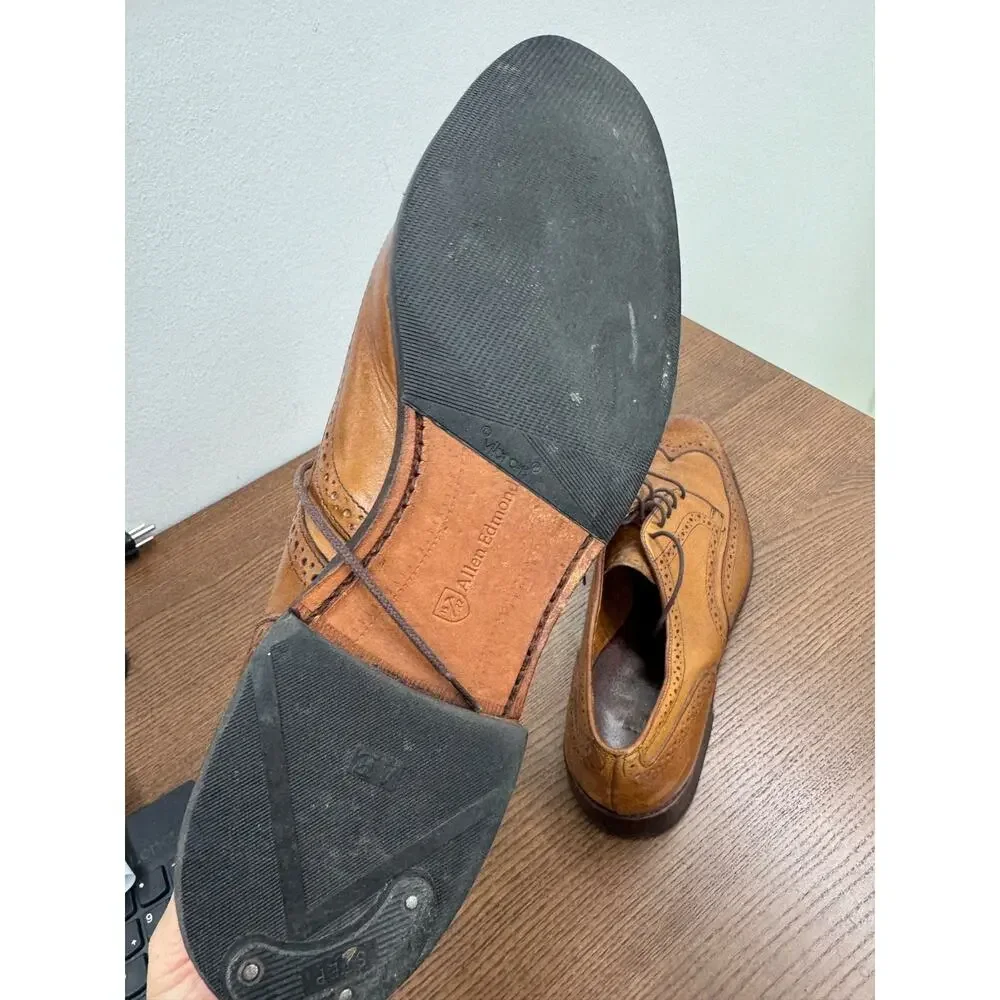 Allen Edmonds Madison Park Wingtip Brogue Derby Shoes Men's Sz 11.5D (SH300THRIF